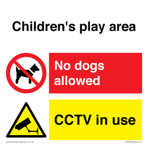 Children's play area. No dogs allowed, CCTV in use
